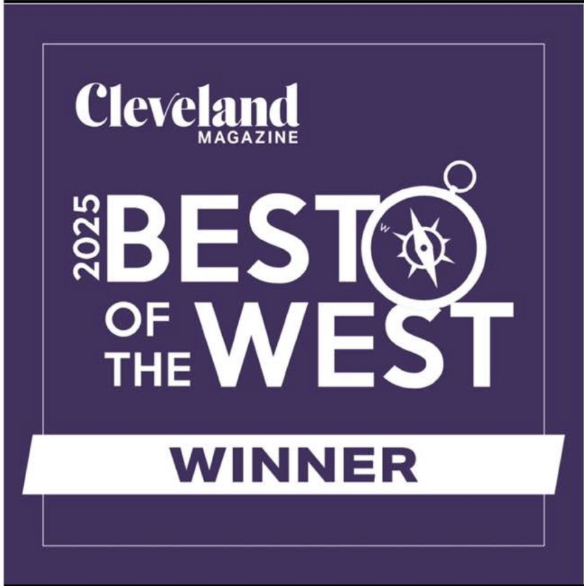 Cleveland Magazine 2025 Best of the West Winner badge